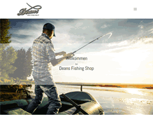 Tablet Screenshot of deans-fishing-shop.ch